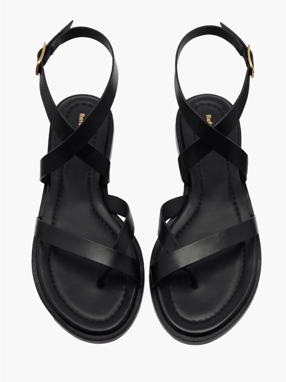 NWOT Reformation Janet flat sandals